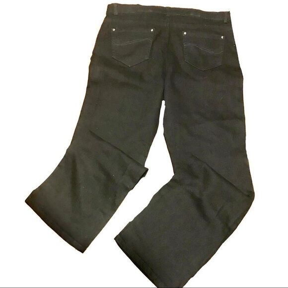 Charter Club Comfort Waist Black Jeans Size 12 Small - Picture 4 of 10